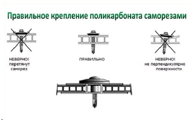 крепение-поликарбоната